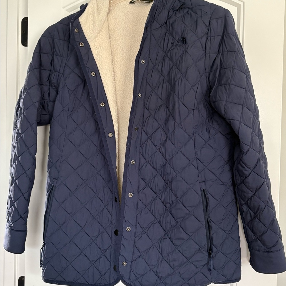 The North Face Women’s Navy Quilted Puffer Jacket